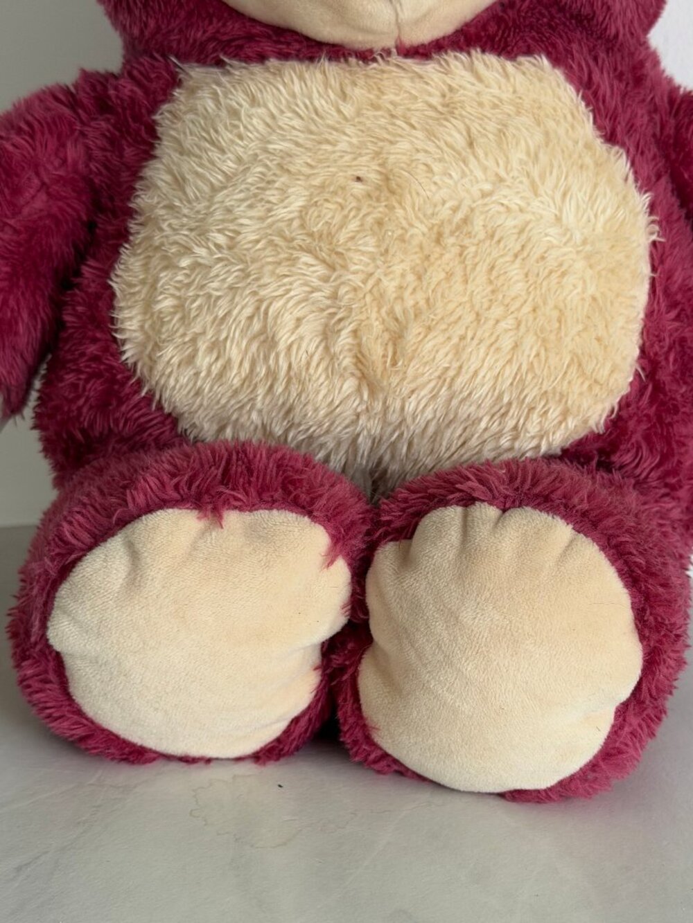 Disney Pixar Lotso Pink Strawberry O'Huggin Bear Toy Story Bear Stuffed Animal - Picture 2 of 13